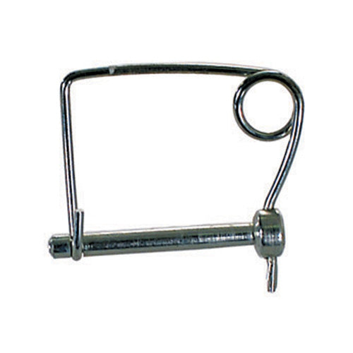3/8 Inch x 2-1/4 Inch Zinc Plated C12L14 Steel Snap Lock Pin