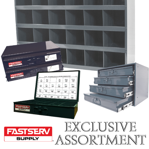 41 Piece Push-On Fittings Large Drawer Assortment