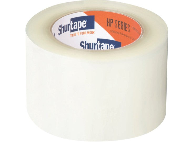 Production grade hot melt packaging tape for medium-weight carton sealing. CLR-48mm x 100m Packaging Tape