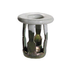 1/4-20 Yellow Zinc GM Truck and Rv Vehicle Outside Rear View Mirror Mounting Jack Nut With Gray Rubber Head