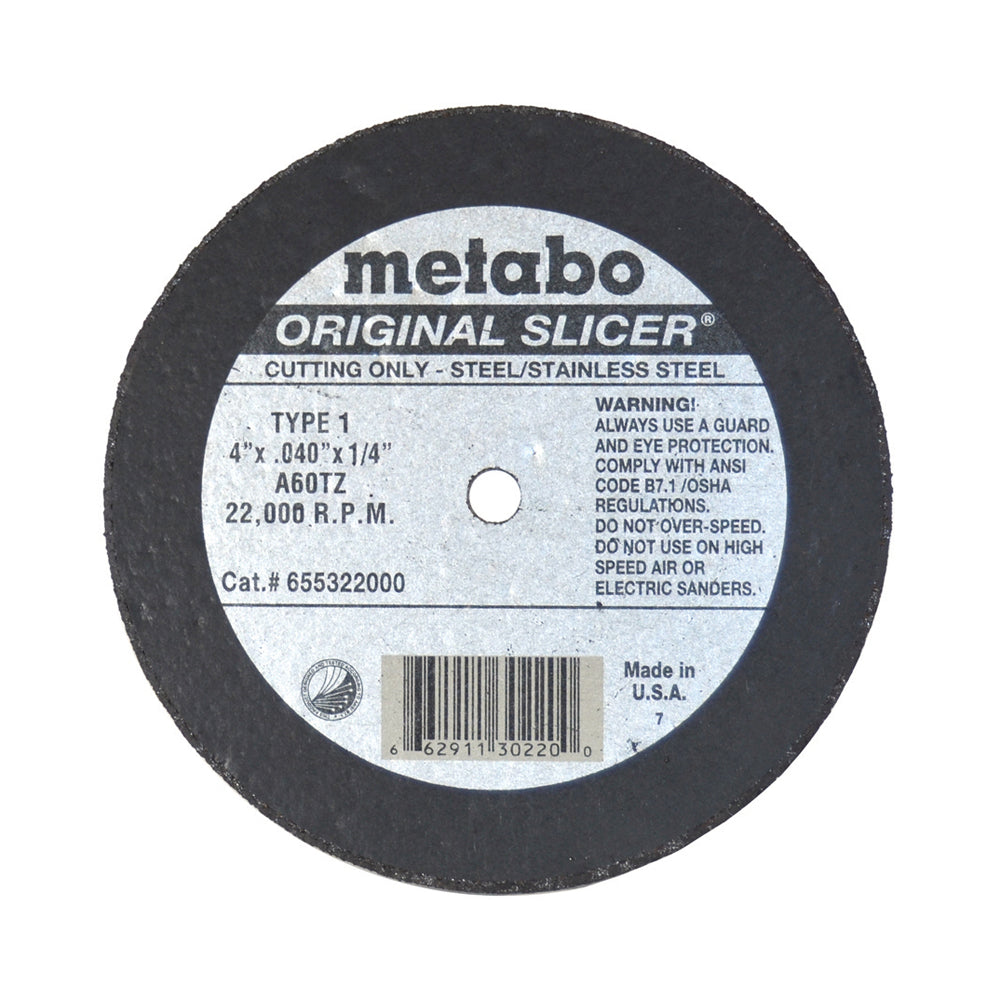 6 Inch x 0.04 Inch x 7/8 Inch A60Tx Grit Aluminum Oxide Type 1 Cut-Off-Wheel