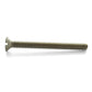 1/4-20 x 4 Inch Coarse Plain 18-8 (A2) Stainless Steel Slotted Drive Flat Countersunk Head Machine Screw