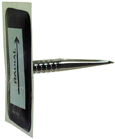 2-1/4 Inch x 4 Inch 3/8 Inch Stem Dia Black/White Round Radial Quilled Combination Unit