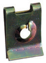 M3.9 Yellow Zinc Plated Spring Steel Foldover U-Type Nut