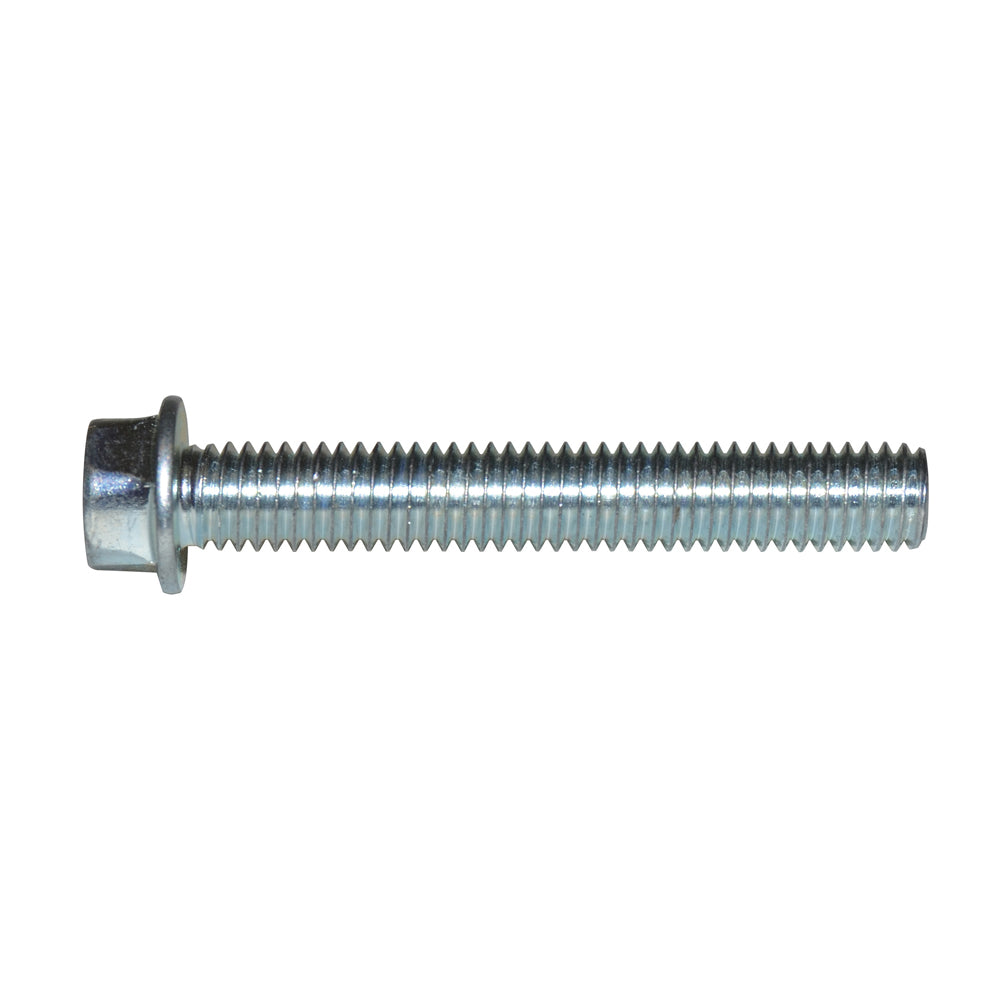 M6 x 1 x 10 mm Coarse Zinc Plated Class 10.9 JIS Dome Hex Flange Bolt