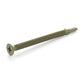 1/4-20 x 2-3/4 Inch Coated Steel #4 Point Flat - Countersunk Head Self-Drilling Tek Screw With Wings