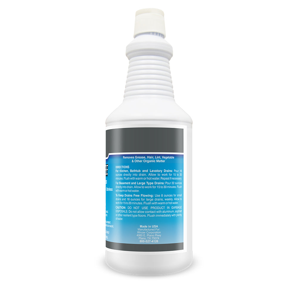 Fastserv Fume Free Liquid Drain Opener - 1 Qt Bottle