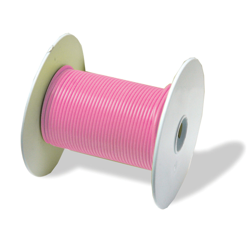 16 Awg General Purpose Primary Wire 100 Foot Roll Pink
