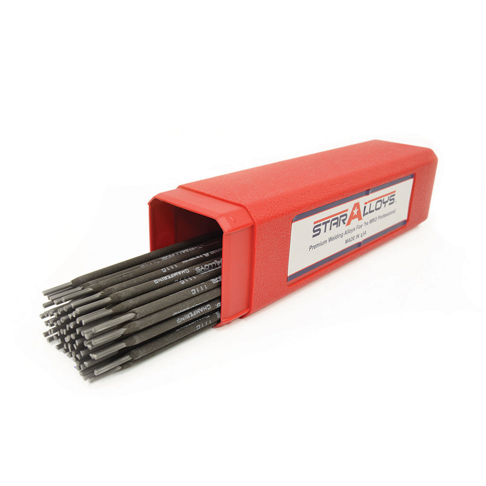 Star Alloys 1/8 Inch x 14 Inch 111C Chamfering Electrode Black - 10 Lb