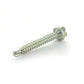 #12-14 x 1 Inch Slotted Hex Washer Head Drill Point Tek Zinc