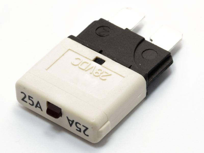 25 Amp Ato/Atc Type Iii Manual Reset Plug In Breaker