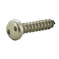 #10 x 1 Inch Stainless Steel Spanner Pan Head Tamper Resistant Sheet Metal Screw