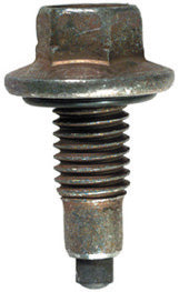 M12 x 1.75 x 14 mm Bright Zinc Plated Steel Oil Drain Plug