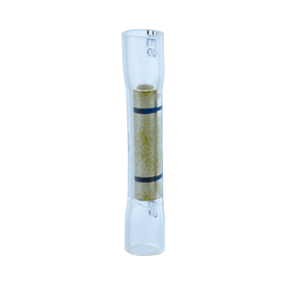 16-14 Gauge Optiseal Butt Connector Crimp Heat Shrink Crystal Clear