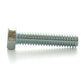 1/4-20 x 1 Inch Coarse Zinc Plated Steel External Hex Unslotted Drive Hex Head Machine Screw