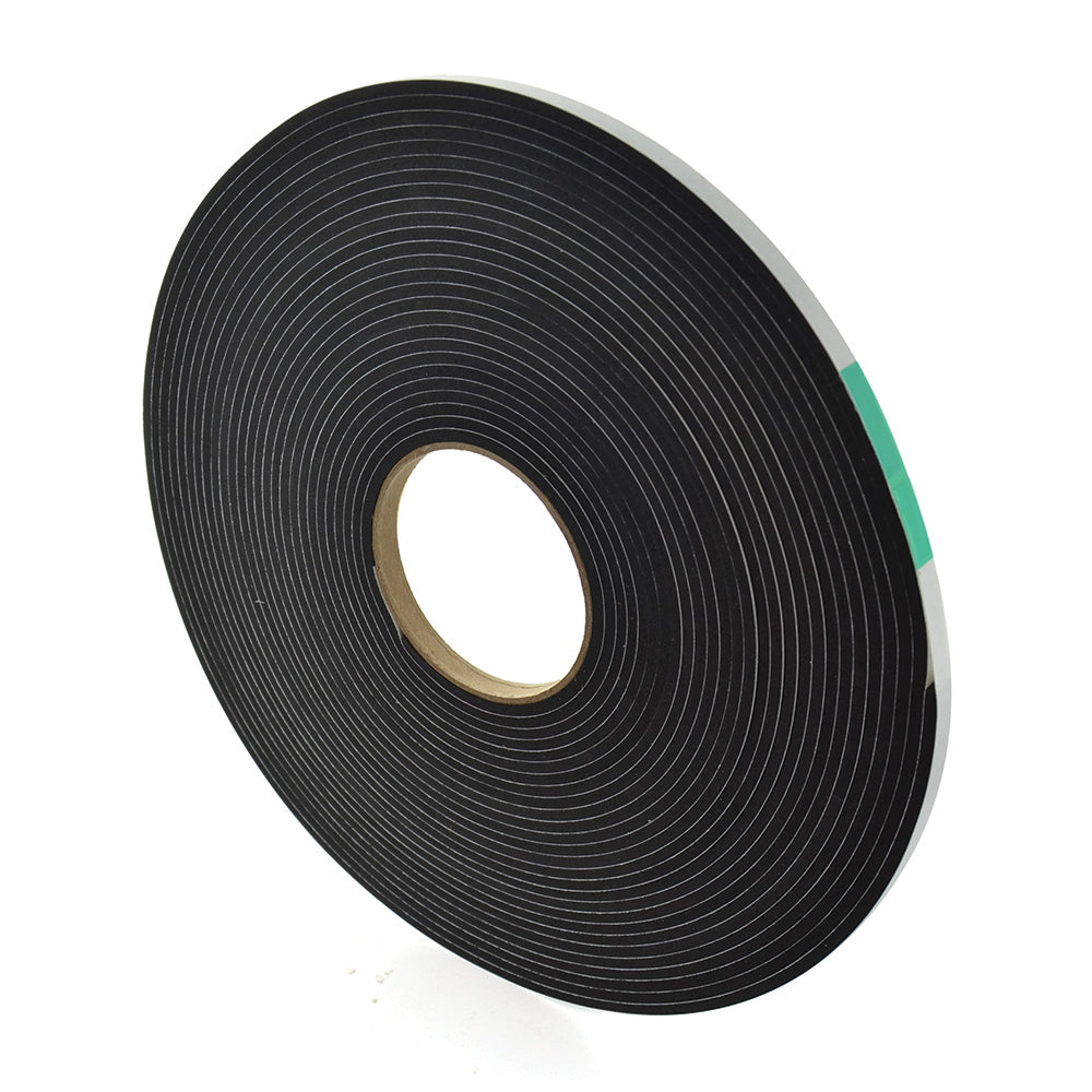 5/32 Inch x 1/2 Inch Single Faced Weather Strip 50' Roll