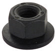 M6 x 1 Black Phosphate Hex Nut With 16 mm Free Spinning Washer