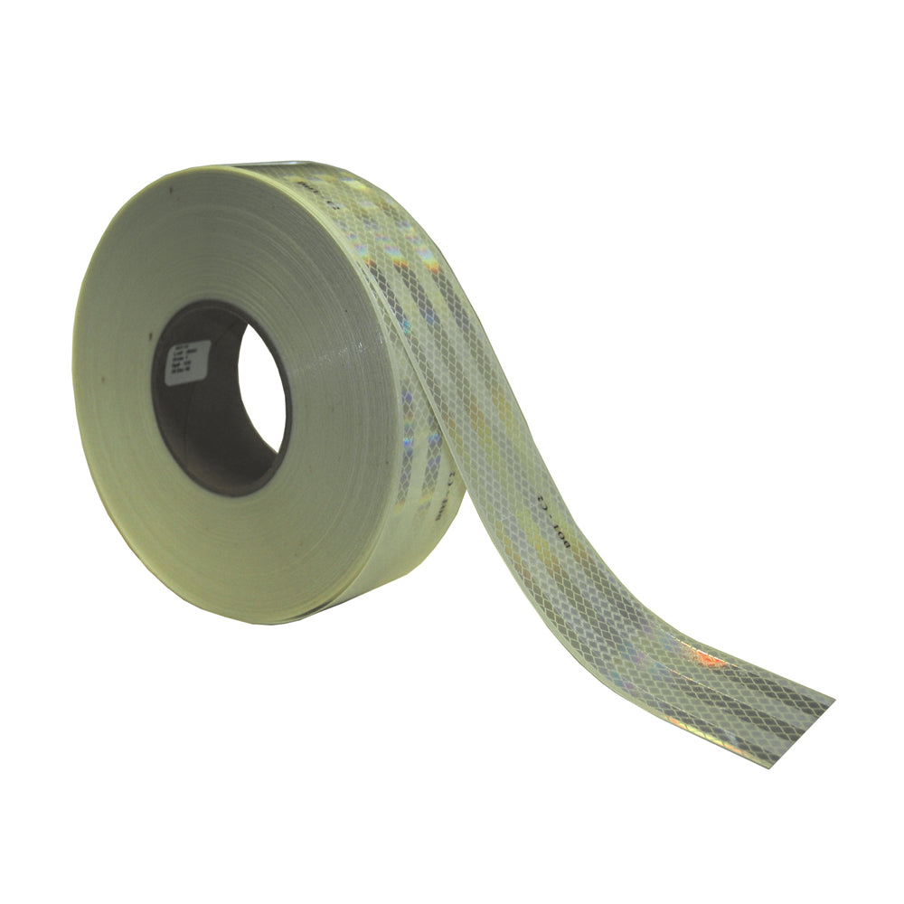2 Inch x 150 Foot Reflective Solid White D.O.T. Conspicuity Tape