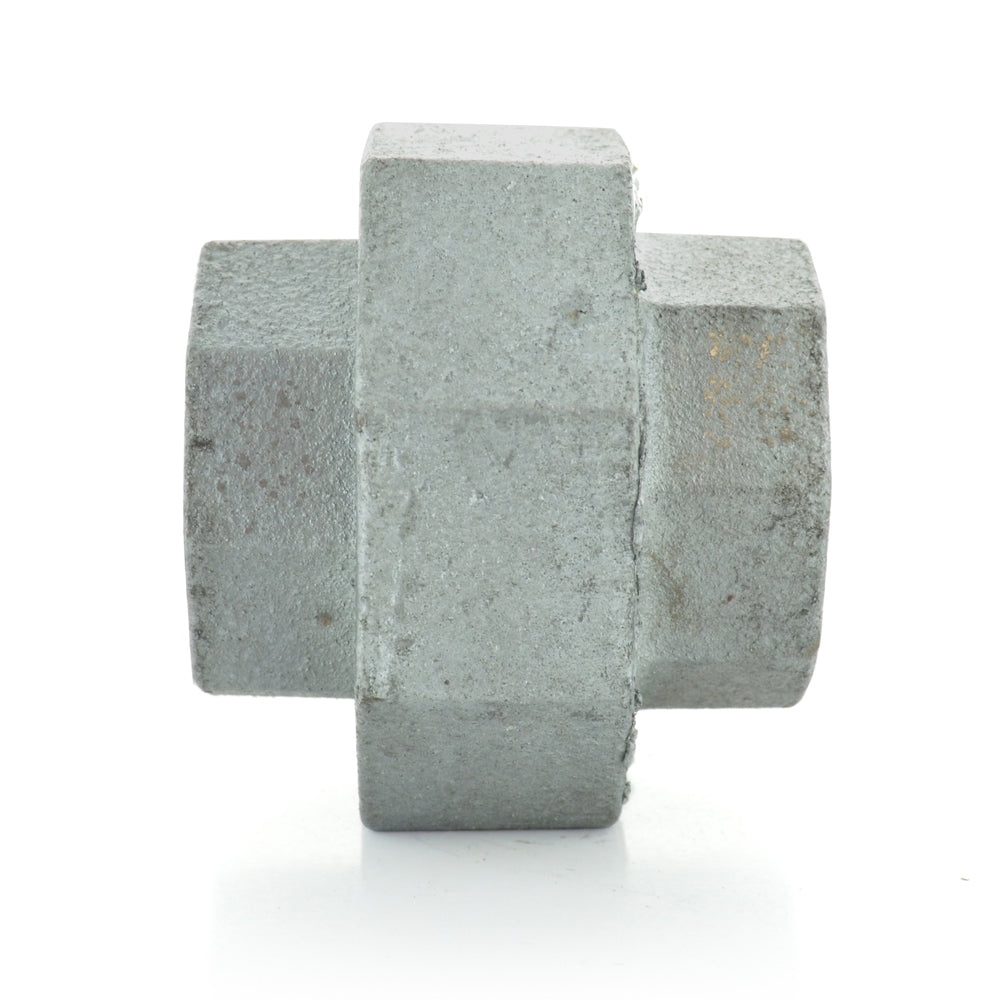 1" Schedule 40  Female NPT Galvanized Welded Malleable Iron Union USA