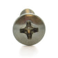#10-24 x 5/8 Inch Coarse Plain 18-8 (A2) Stainless Steel #2 Phillips Drive Oval Countersunk Head Machine Screw