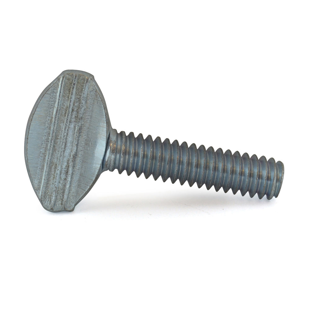 1/4-20 x 1-1/2 Inch Coarse Zinc Plated Steel Thumb Screw