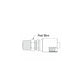 1/2 inch Hose x  3/8 NPTF Male Swivel