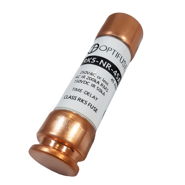 45 Amp Frn-R Type 250 Vac Dual Element Time Delay Industrial Fuse