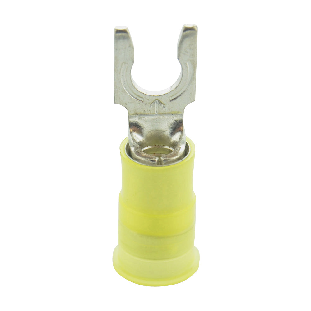 12-10 Gauge Snap Spade #10 Stud Ultra-Tuff Nylon Insulated Yellow