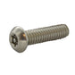 M6-1.0X25 Inch Stainless Steel Torx Pin Button Head Tamper Resistant Machine Screw