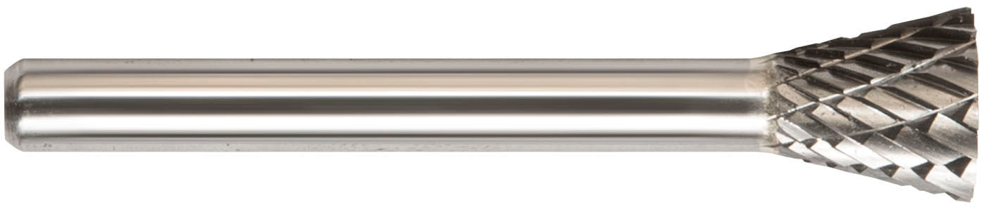 1/2 Inch Invertec Cone 1/4 Inch Shank Sn-4 Carbide Bur