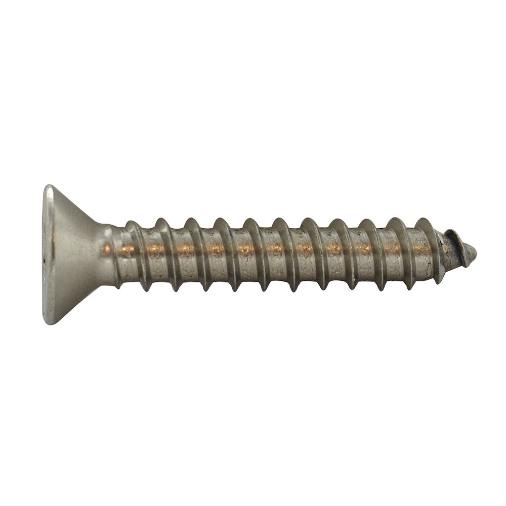 #6 x 1 Inch Stainless Steel Torx Pin Flat Head Tamper Resistant Sheet Metal Screw