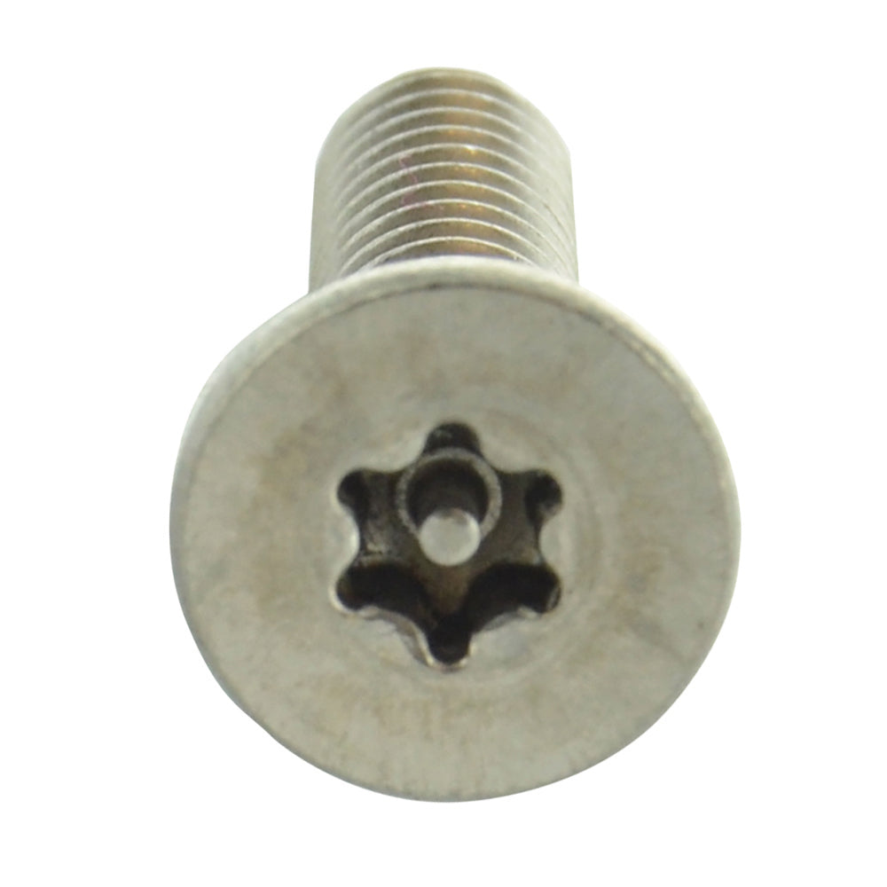 #6-32 x 3/4 Inch Stainless Steel Torx Pin Flat Head Resistant Machine Screw