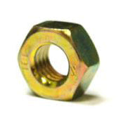 M12 x 1.5 Fine Din 934 Yellow Zinc Class 8 Finished Hex Nut
