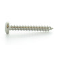 1/4-10 x 1 Inch Plain 18-8 (A2) Stainless Steel Pan Head Type-A Self-Tapping Sheet Metal Screw