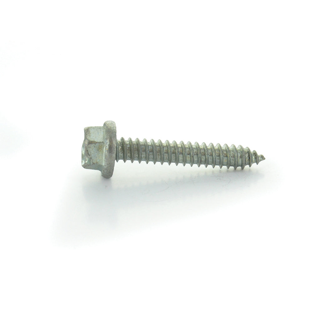 #8-18 x 3/4 Inch Slotted Hex Washer Head Crimptite Sheet Metal Screw (Sms) Zinc - Clearance