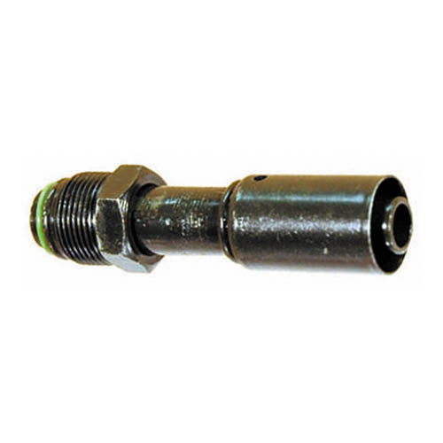 5/8 Inch x 1/2 Inch Carbon Steel 757E Series Coll-O-Crimp Bumped Tube O-Ring Male Swivel