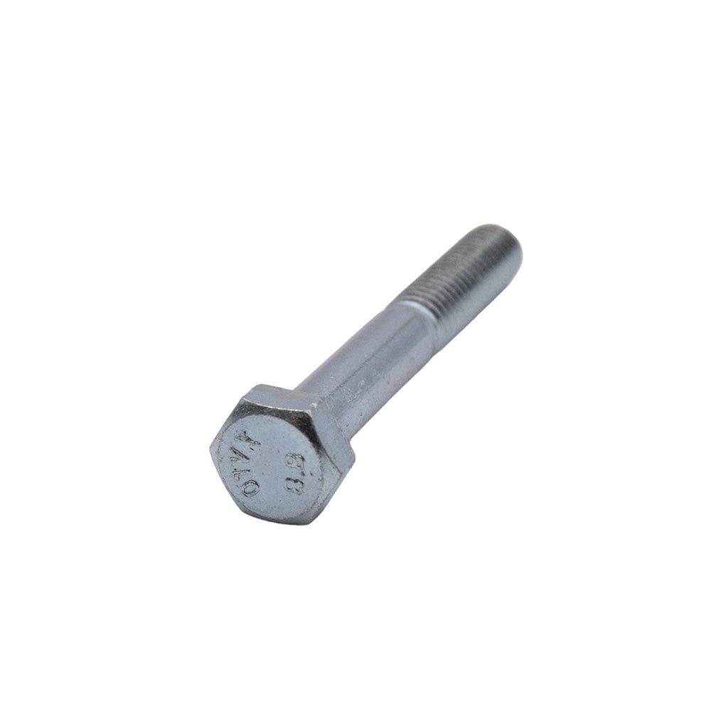 M12 x 1.75 x 90 mm Coarse Class 8.8 Zinc Plated Steel Hex Head Cap Screw