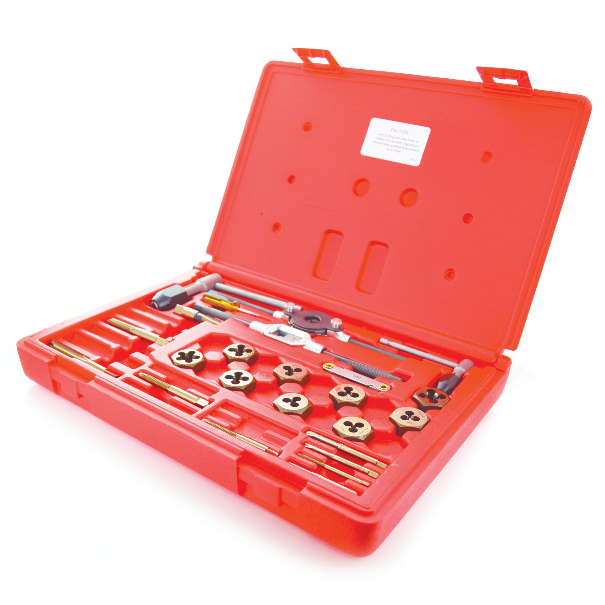 High Speed Steel 23 Pieces Spiral Point Tap and Hex Die Set