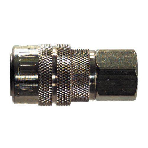 1/4 Inch Basic Size Industrial Interchange Coupler Female 3/8 Inch Npt