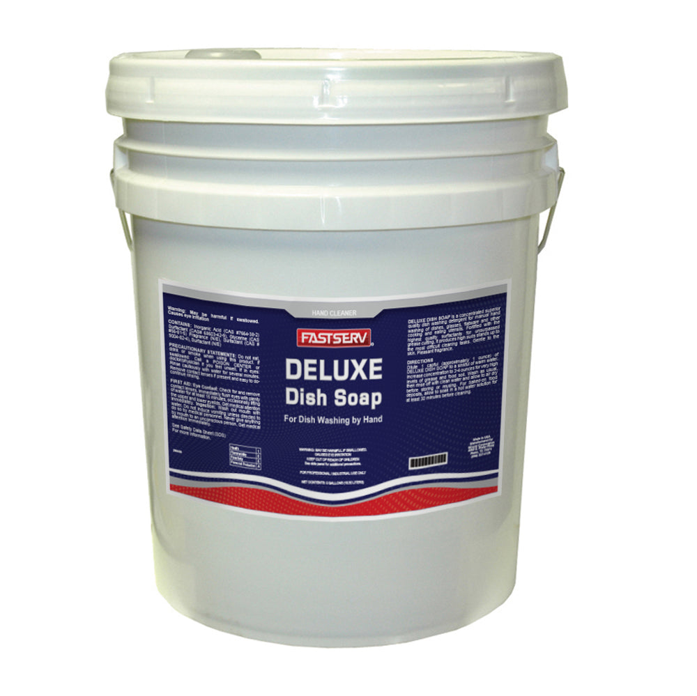 FastServ Deluxe Dish Washing Soap - 5 Gallon Bucket