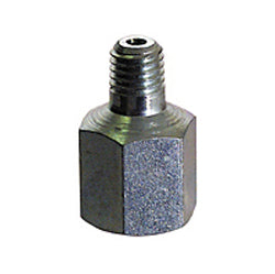 1/8-27 Female Pipe x 1/4-28 SAE-LT Male Zinc Clear Carbon Steel Straight Heritage Adapter