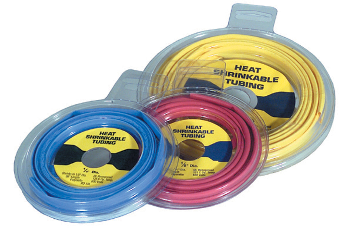 5/16 Inch x 8 ft Yellow Polyolefin Thin Wall Heat Shrink Tubing With Dispenser Pack
