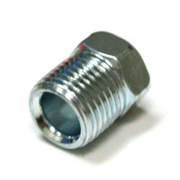 1/4 Inch x 7/16-24 Mpt Zinc Steel Brake Line Tube Nut