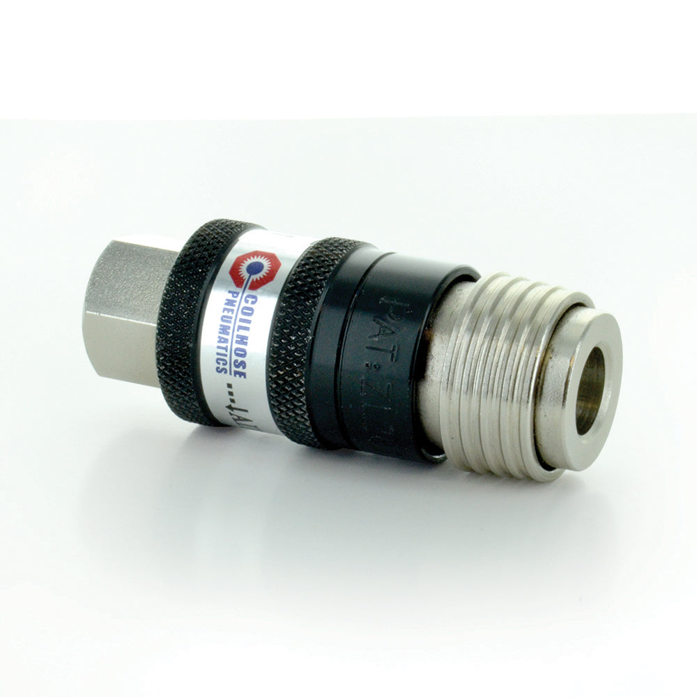 1/4 Inch 5-IN-1 Automatic Safety Exhaust Coupler