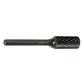 1/2 Inch Cylindrical No End Cut 1/4 Inch x 6 Inch Shank Sa-5L6 Premium Carbide Bur