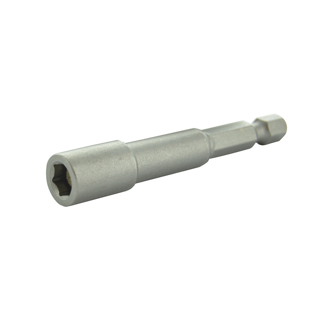 7/16 Inch Drive 1/4 Inch Hex Shank 2-9/16 Inch Length Steel Nut Setter