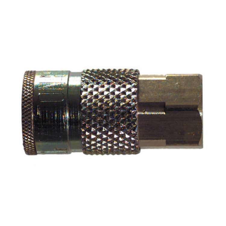 1/4 Inch Basic Size Tru-Flate / Parker Style Interchange Coupler Female 1/4 Inch Npt