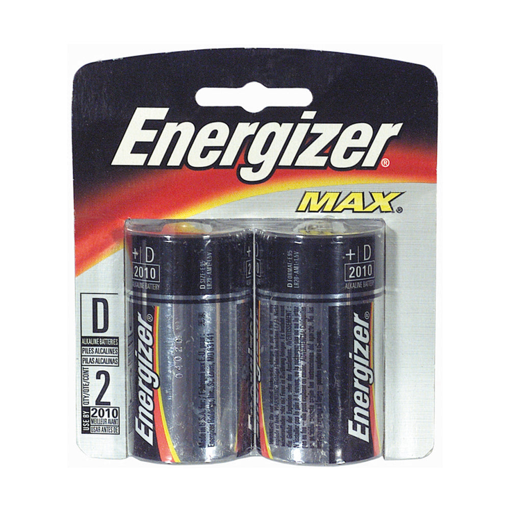 D Cell Energizer Alkaline Battery - Pack of 2