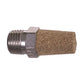 1/8 Inch Mnpt 40 Micron 300 psi Bronze/Steel Pneumatic Exhaust Muffler