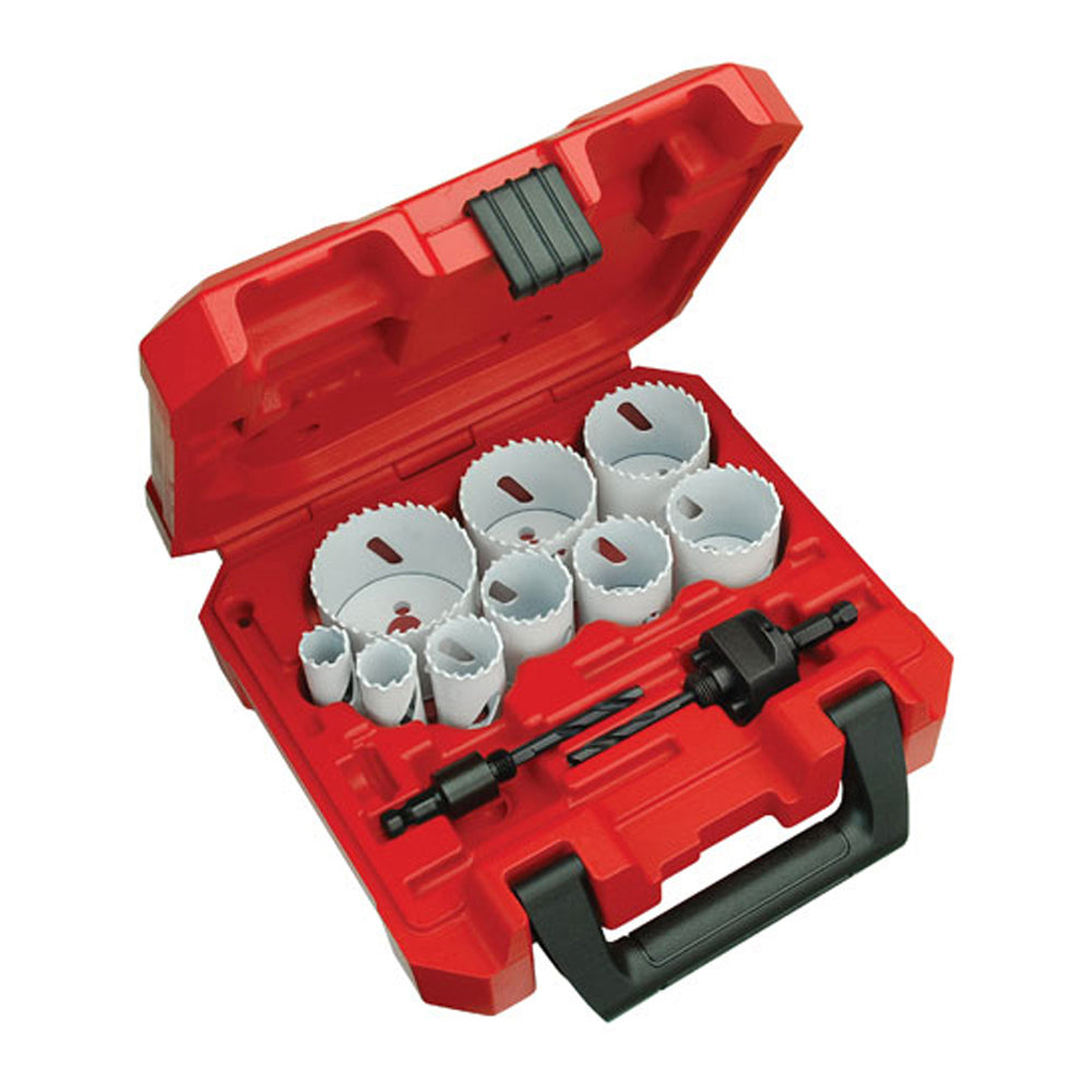 8 Piece Milwaukee® Ice Hardened General Purpose Hole Saw Kit